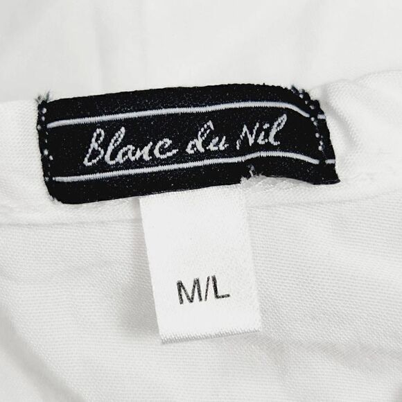 Blanc Du Nil white tank dress Size M/L - Picture 7 of 8